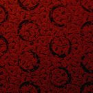 FQ Thimbleberries Evergreen Inn Black Circles on Burgundy Red RJR Lynette Jensen Fabric Fat Quarter