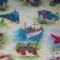 Retro Fun Transit Transporation Vehicles Kids Cotton Michael Miller Fabric Bolt End