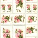Sugar Roses Shabby n Chic  Digital Collage Sheet
