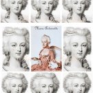 Digital Collage Sheets Marie Antoinette Paris Pink  EC116