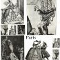 Big Hair Marie Antoinette Funny Digital Collage Sheet EC145