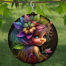 Beautiful Little Fairy Wind Spinner Windspinner /w FREE Shipping Made to last many years