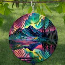 Beautiful Lake & Mountain Wind Spinner Windspinner /w FREE Shipping Made to last many years