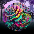 Beautiful Multi Color Roses Wind Spinner Windspinner /w FREE Shipping Made to last many years