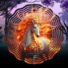 Beautiful Flaming Horse Wind Spinner Windspinner /w FREE Shipping Made to last many years