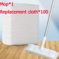 Effortless Cleaning mop with Dust Removal Papers!