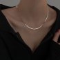 Silver Snake Chain Necklace set: Trendy Gold for Women's