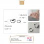 Timeless Beauty: Genuine 925 Sterling Silver Sweet Double Layer Opening Ring