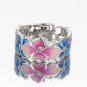 Enamel Butterfly Vintage 925 Silver Ring