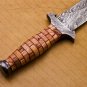 Personalize Hand Made Beautiful Wood Handle Damascus Steel Hunting Gift for Men Hunting Gifts Men's