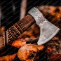Handmade RAGNAR Viking Forged Axe, Personalized Hatchet, Bearded Battle Axe