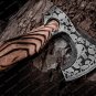 CUSTOM HANDMADE CARBON STEEL HATCHET TOMAHAWK HUNTING VIKING AXE