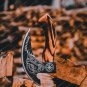 HandMade Pizza Axe, Pizza Slicer Hand forged Viking Pizza Cutter, Viking Bearded