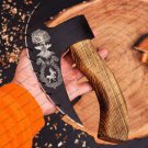 HandMade Pizza Axe, Pizza Slicer Hand forged Viking Pizza Cutter, Viking Bearded