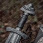 Personalized Hand Forged Damascus Steel Viking Sword Sharp Battle Ready Medieval Sword Gift