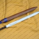 Personalized 27 Inches Viking Sword-Handmade Personalized Sword-Long Blade Blanks- Forged