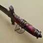 Antique Damascus Dagger Knife Custom Handmade Damascus Steel With Corian Handle Leather Sheath