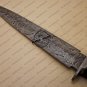 Fixed Blade Damascus Dagger Knife Custom Handmade Damascus Steel Knife With Colored Bone Handle