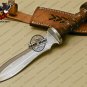 Dagger Knife Custom Handmade Stainless Steel Hunting Knife with Rose Wood Handle Leather Sheaths