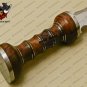 Dagger Knife Custom Handmade Stainless Steel Hunting Knife with Rose Wood Handle Leather Sheaths