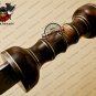 Damascus Dagger Knife Custom Handmade Damascus Steel Hunting Knife with Rose Wood Handle Sheaths