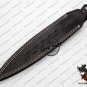 Damascus Dagger Knife Custom Handmade Damascus Steel Double Edge Knife with Mictra Handle Sheaths