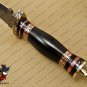 Damascus Bowie Knife Custom Handmade Damascus Steel Hunting Knife Beautiful Damascus Bowie Knife