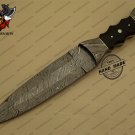 Damascus Dagger Knife Custom Handmade Damascus Steel Hunting Knife Amazing Dagger Knife With Horn