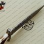Damascus Rambo Bowie Knife Custom Handmade Damascus Steel Fixed Blade Knife With Stag Handle Sheath