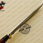 Crocodile Dundee Bowie Custom Handmade Stainless Steel Fixed Blade Hunting Knife Horn Handle Sheath
