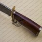 Damascus Bowie Knife Custom Handmade Damascus Steel Hunting Damascus Bowie Knife + Rose Wood Handle