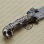Damascus Bowie Knife Custom Handmade Damascus Steel Hunting Outdoor Damascus Bowie Knife + Sheaths