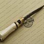 Fancy Damascus Bowie Knife Fixed Blade Handmade Damascus Steel Knife With Bone File Worked Handle