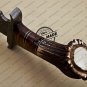 Professional Rambo Damascus Bowie Knife Custom Handmade Damascus Steel Hunting Knife + Stag Handle