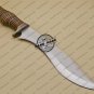 Rody Stan Beautiful Custom Handmade Stainless Steel Hunting Bowie Knife With Colored Wood Handle