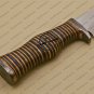 Rody Stan Beautiful Custom Handmade Stainless Steel Hunting Bowie Knife With Colored Wood Handle