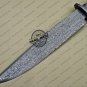 Professional Damascus Bowie Knife Custom Handmade Damascus Steel Hunting Bowie Knife Stag Handle