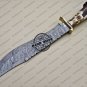 Damascus Bowie Knife Custom Handmade Damascus Steel Hunting Damascus Bowie Knife + Stag Handle