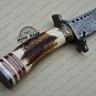 Damascus Bowie Knife Custom Handmade Damascus Steel Hunting Damascus Bowie Knife With Stag Handle