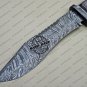 Damascus Bowie Knife Custom Handmade Damascus Steel Hunting Damascus Bowie Knife Wire Handle Sheaths