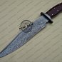 Damascus Bowie Knife Custom Handmade Damascus Steel Hunting Knife With Mictra Handle Sheaths