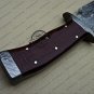 Damascus Bowie Knife Custom Handmade Damascus Steel Hunting Knife With Mictra Handle Sheaths
