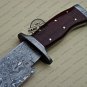 Damascus Bowie Knife Custom Handmade Damascus Steel Hunting Knife With Mictra Handle Sheaths