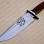Bowie Knife Custom Handmade Stainless Steel Hunting Knife With Rose Wood Handle Sheaths