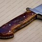 Bowie Knife Custom Handmade Stainless Steel Hunting Knife With Rose Wood Handle Sheaths
