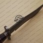 Damascus Bowie Knife Custom Handmade Damascus Steel Hunting Knife With Bone Handle