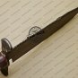 Damascus Bowie Knife Custom Handmade Damascus Steel Hunting Bowie Knife With Colored Bone Handle