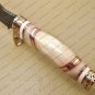 Custom Handmade Damascus Steel Hunting Knife New Damascus Amazing Bowie Knife With Camel Bone Handle