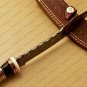 Amazing Damascus Bowie Knife Custom Handmade Damascus Steel Hunting Knife Beautiful Damascus Bowie