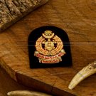 Elegant Bullion Wire Embroidered Badges Custom Handcrafted Patches for Jackets, Hats, Apparel Unique